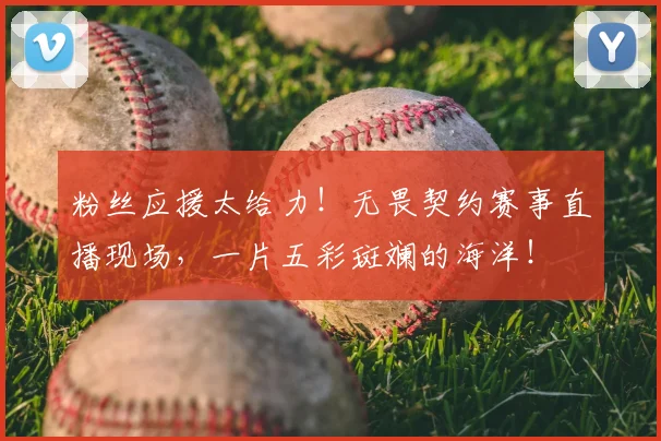 粉丝应援太给力！无畏契约赛事直播现场，一片五彩斑斓的海洋！